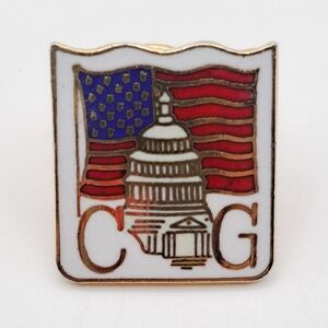 Vintage American Patriotic Presidential Lapel Pin